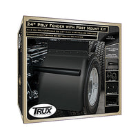 Trux - 24" Poly Quarter Fender Kit with Rolled Edge