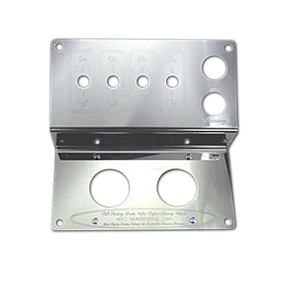 Rockwood Stainless Steel Parking Brake, Lighter & Accessory Control Panel for Peterbilt