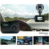 Uniden DC1 1080P 25fps Dash Camera w G-Sensor & 140deg Viewing