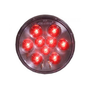 4" Round, Red Stop/Tail/Turn Light