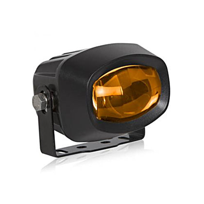 Maxxima Compact Mini Yellow Fog Light 12/24V Black Housing