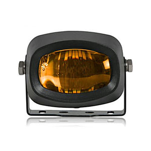 Maxxima Compact Mini Yellow Fog Light 12/24V Black Housing