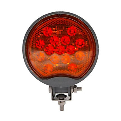 Maxxima 4" Amber Round Work Light with MaxxHeat Lens