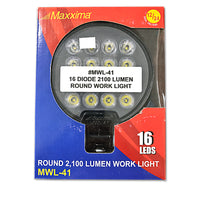 Round, Rectangle or Square 16-LED Ultra-Bright Work Lights