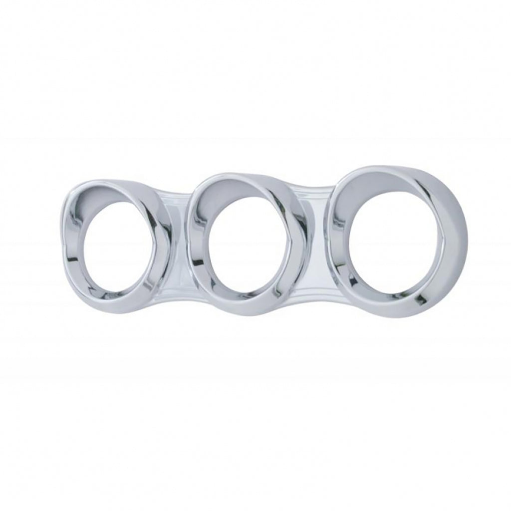 Peterbilt 3 Cluster Gauge Cover Bezel