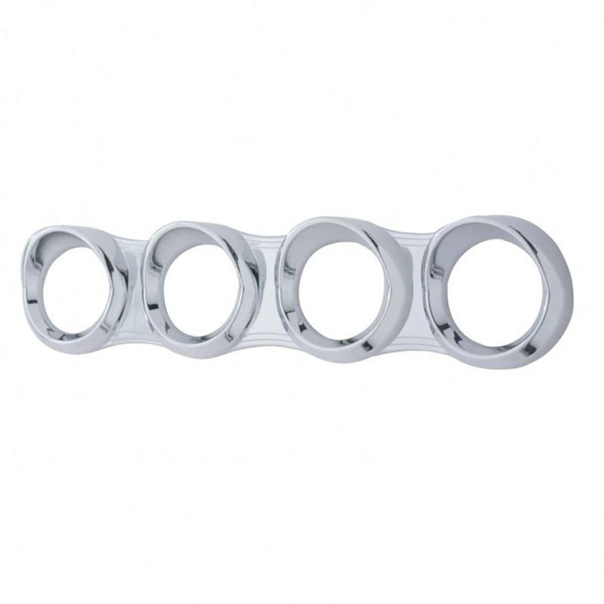 Peterbilt 4 Cluster Gauge Cover Bezel (Horizontal)