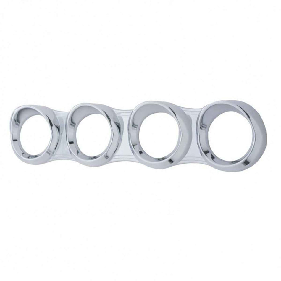 Peterbilt 4 Cluster Gauge Cover Bezel (Horizontal)
