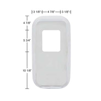 Peterbilt Chrome Shift Plate Cover 10 1/8" x 5 3/4"