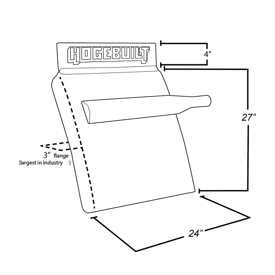 Hogebuilt Quarter Fenders - 304 Premium or 430 Mid-Grade Finish