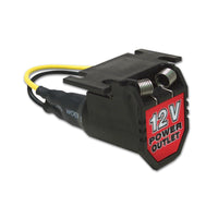 RoadPro 12 Volt Adapter Power Port w 6ft. Cord (Hard Wire)