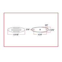 Trux 32 Diodes Flatline Amber LED G4 Marker Light