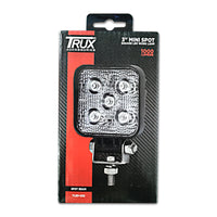 3" Square LED Spot Beam and flood Beam Work Lamps