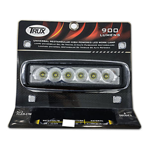 Rectangular 'Stellar Series' LED Spot Beam and flood Beam Work Lamps