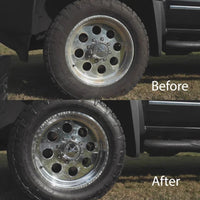 White Diamond Metal Polish Check out the difference made using WD Metal  Polish on these rims! 