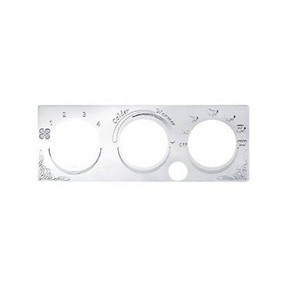 A/C Heater Control Plate - 1 button