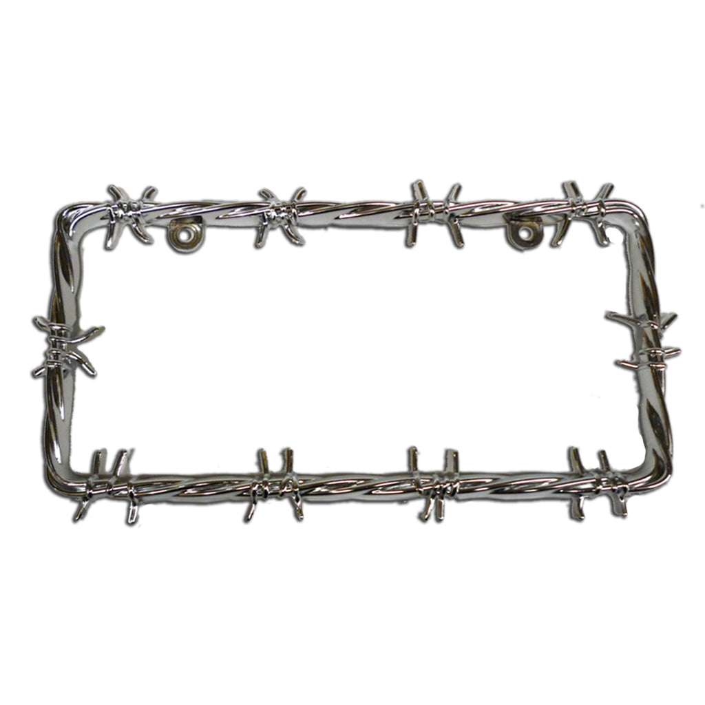 Barbed Wire License Plate Frame