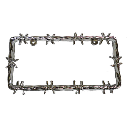 Barbed Wire License Plate Frame