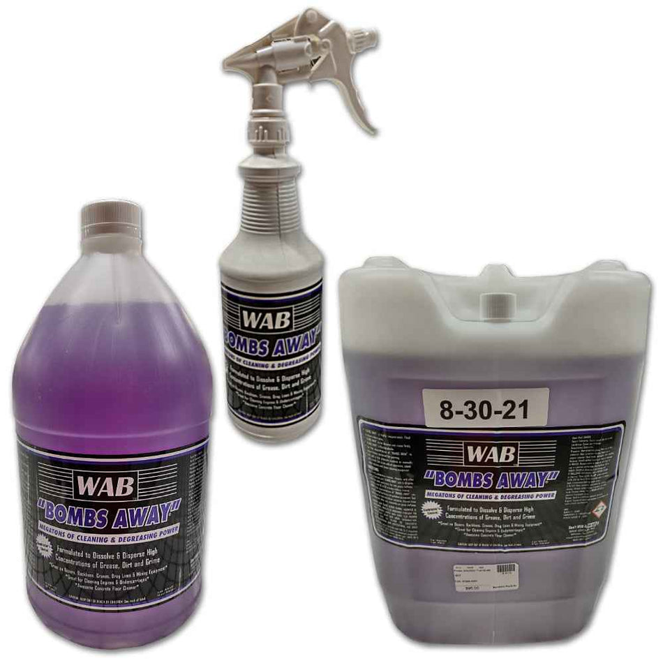 WAB Bombs Away Cleaner - Purple (1 Qt. or 1 Gal. or 5 Gal.)