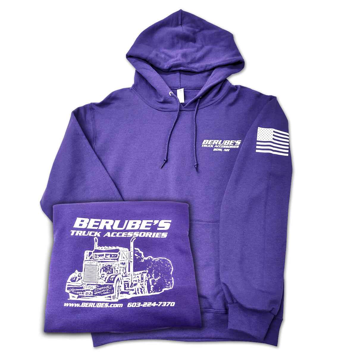 Burn Out Hooded Sweatshirt