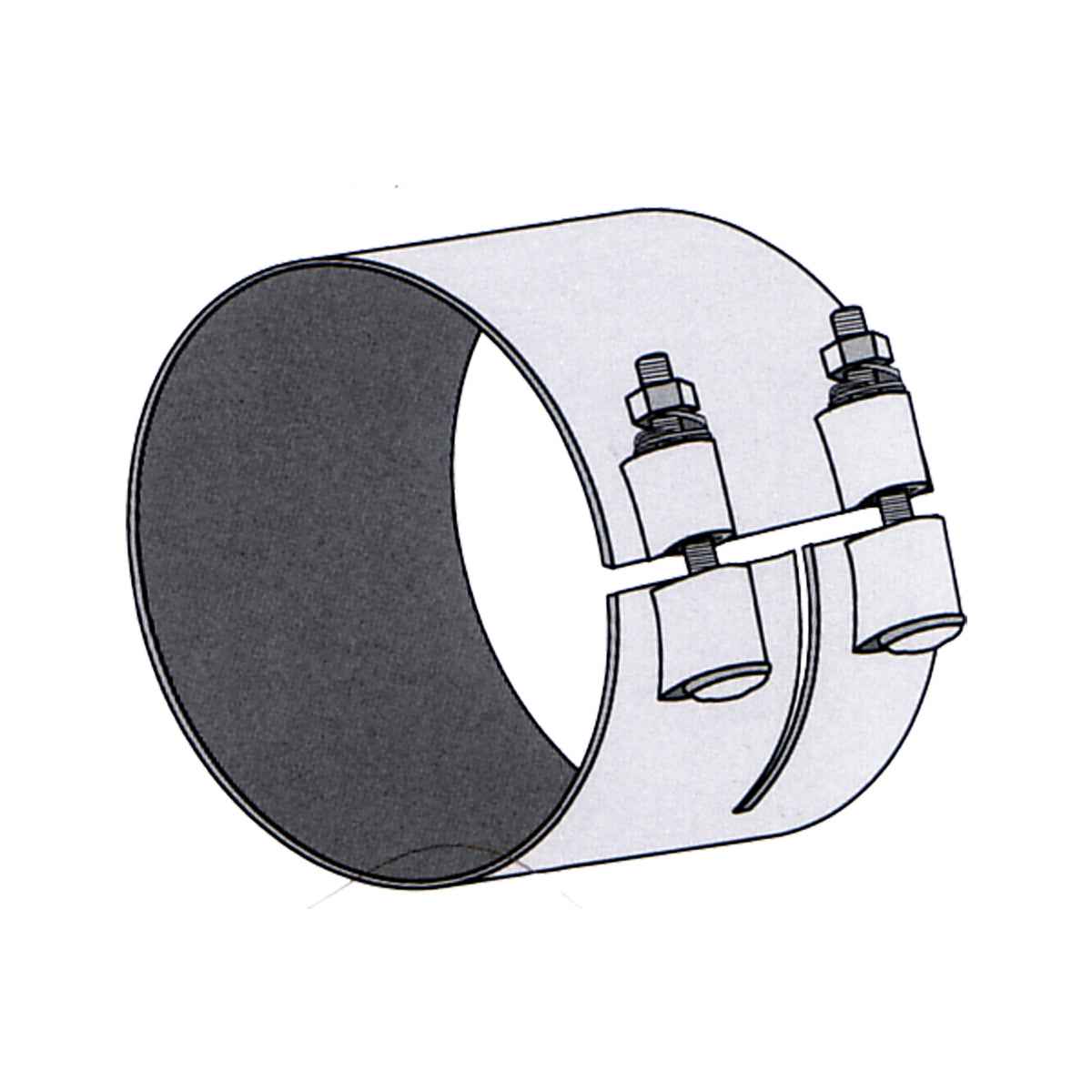 DynaFlex Butt Joint Exhaust Mounting Clamps