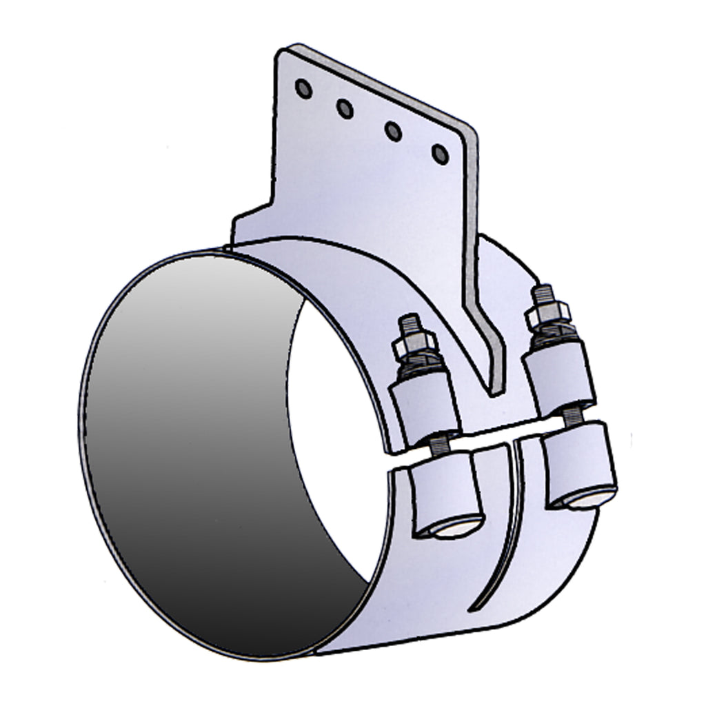 DynaFlex Kenworth A & B Models Butt Joint Exhaust Mounting Clamps