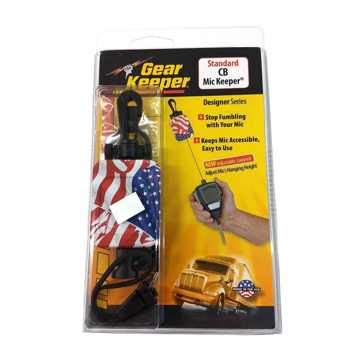 Gear Keeper CB Mic Keeper - Stars & Stripes