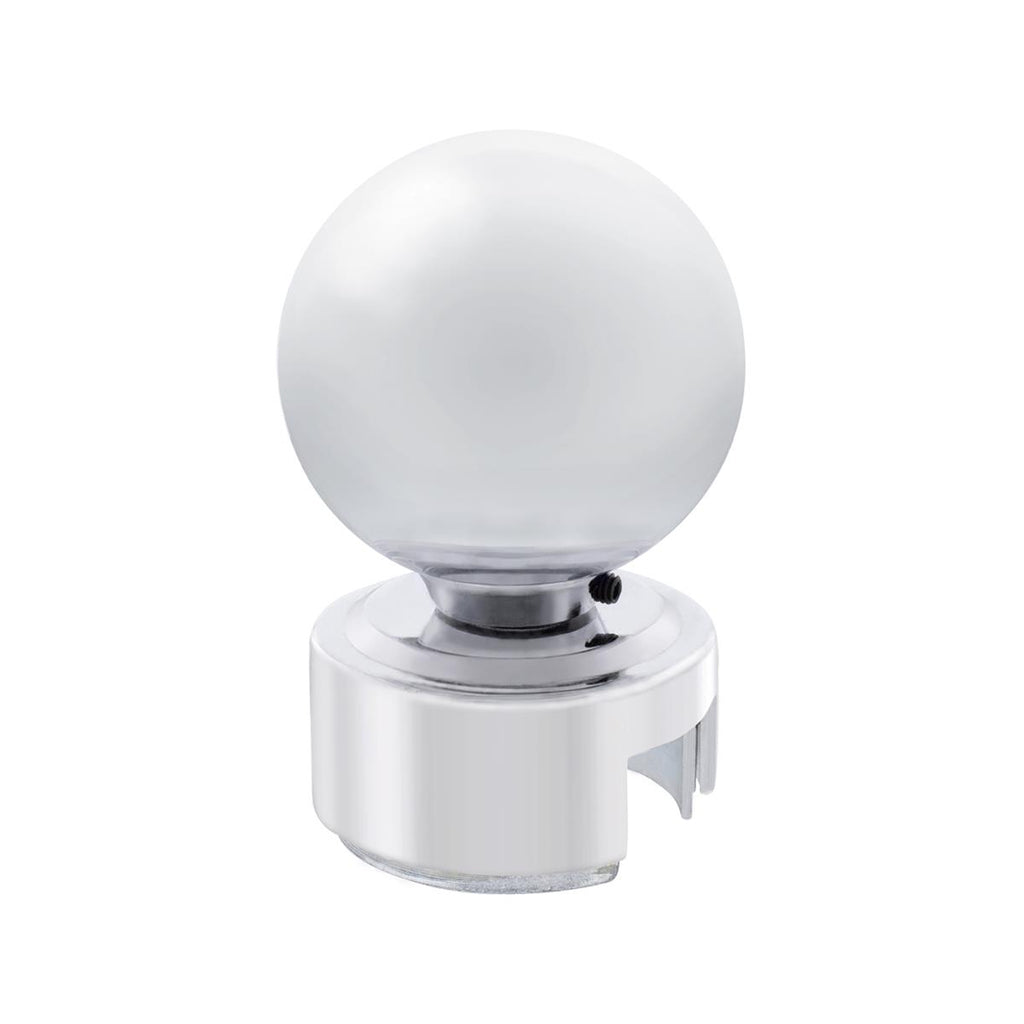 Chrome Ball 13/15/18 Speed Gearshift Knob w/ Adapter