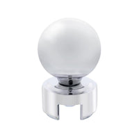 Chrome Ball 13/15/18 Speed Gearshift Knob w/ Adapter
