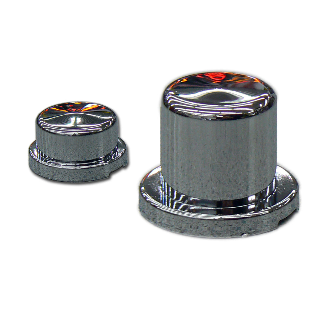 Chrome Button Nut Covers - Multiple Sizes & Heights