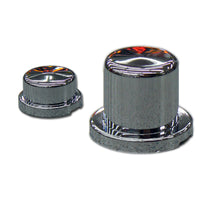 Chrome Button Nut Covers - Multiple Sizes & Heights