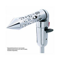 Chrome "Daytona" 13/15/18 Speed Spike Gearshift Knob w/ Adapter - Horizontal