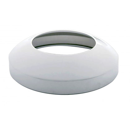 Stainless Dome Rear Hub Caps with Hubometer Hole