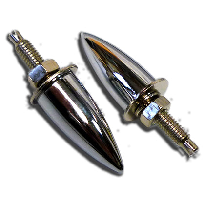 Extra Long Chrome Bullet Nut Set (Pair)