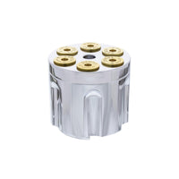 Chrome Gun Cylinder 9/10 Speed Gearshift Knob