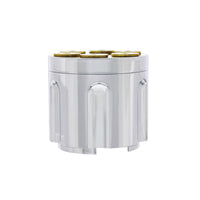 Chrome Gun Cylinder 9/10 Speed Gearshift Knob