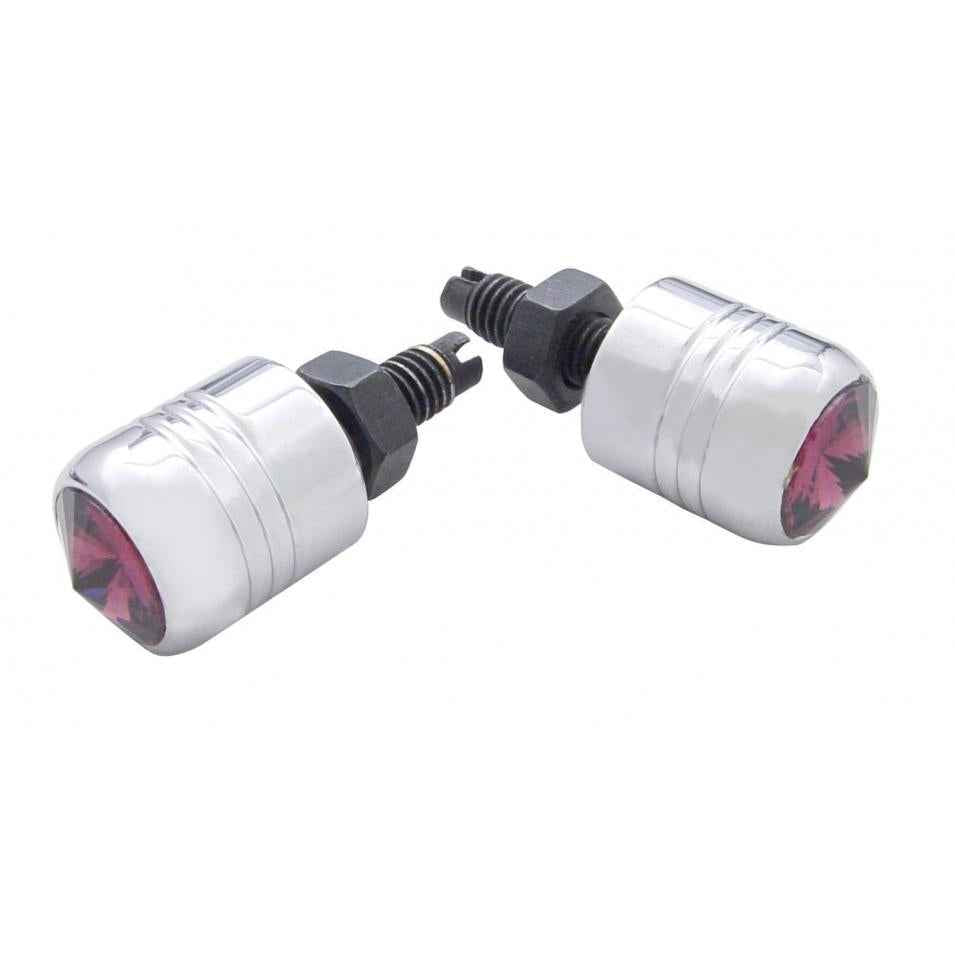 Chrome Jeweled License Plate Bolts