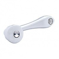 Chrome Jeweled Window Cranks - 6 Jewel Colors