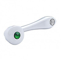 Chrome Jeweled Window Cranks - 6 Jewel Colors