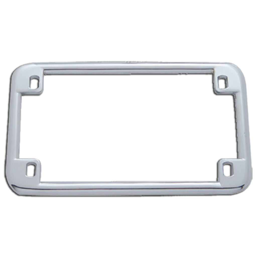 Motorcycle License Plate Frame Chrome