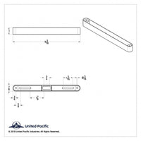 Chrome Plastic Surface Mount for 9" 10 LED Light Bars
