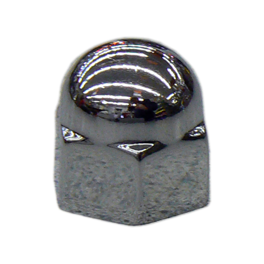 Die-Cast Acorn Chrome Zinc Nut Covers