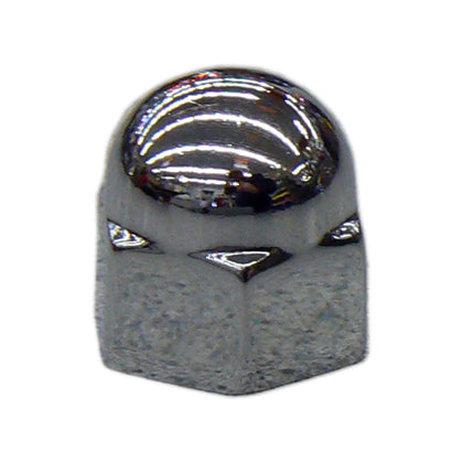 Die-Cast Acorn Chrome Zinc Nut Covers
