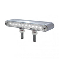 10 LED 6 1/2" Double Face Light Bar - Amber & Red LED