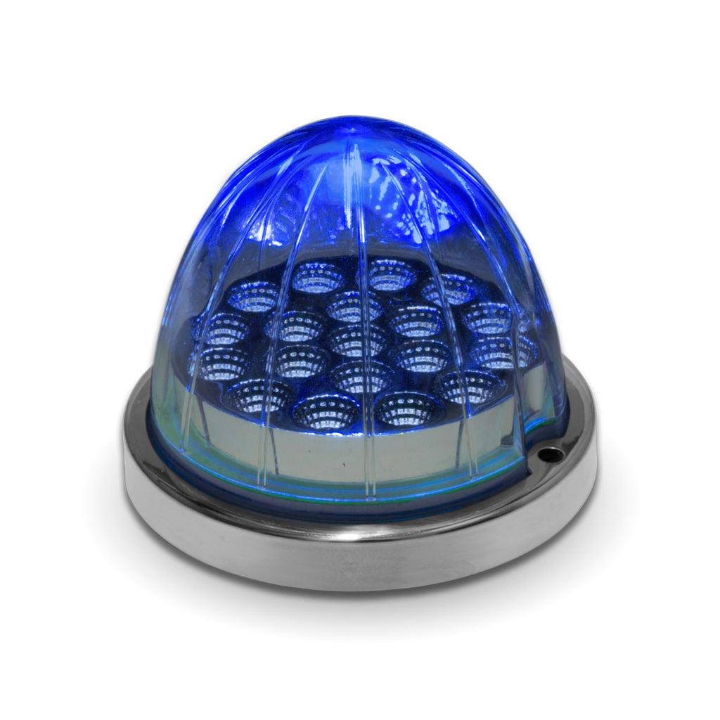 Dual Revolution Amber Turn Signal & Marker Auxiliary LED Watermelon Light