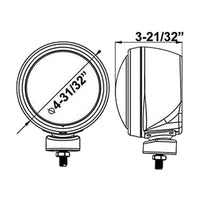 Eagle Eye Lights 4" Stainless Steel HID Lights (Driving, Flood or Spot)
