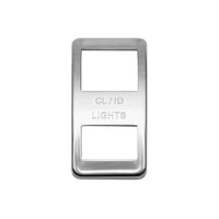 Western Star Stainless Steel Rocker Switch Trims - Various Engravings