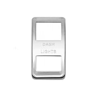 Western Star Stainless Steel Rocker Switch Trims - Various Engravings