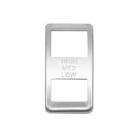 Western Star Stainless Steel Rocker Switch Trims - Various Engravings