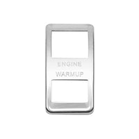 Western Star Stainless Steel Rocker Switch Trims - Various Engravings