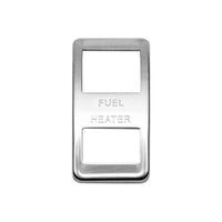 Western Star Stainless Steel Rocker Switch Trims - Various Engravings